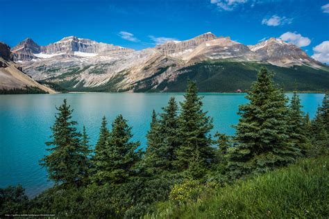 下载壁纸 弓湖 班夫国家公园（banff National Park） 湖 山 免费为您的桌面分辨率的壁纸 7360x4912 — 图片