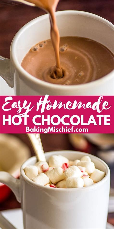 Easy Hot Chocolate Baking Mischief