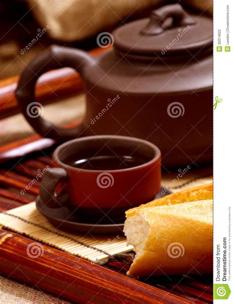 Still Life With Tea Stock Photo Image Of Bamboo Liquid 30014622
