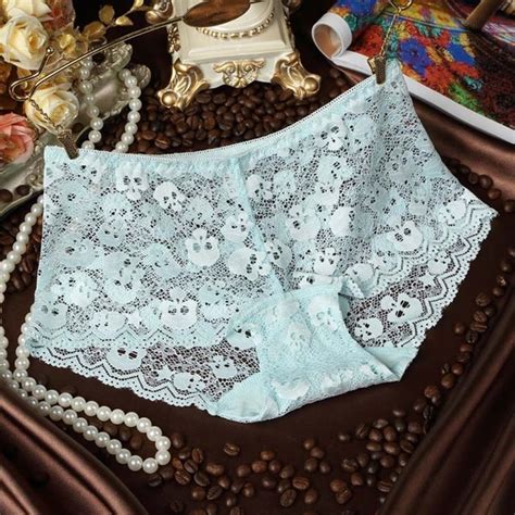 New Porn Women Lace Sexy Panties Erotic Solid Underwear Low Waist Woman