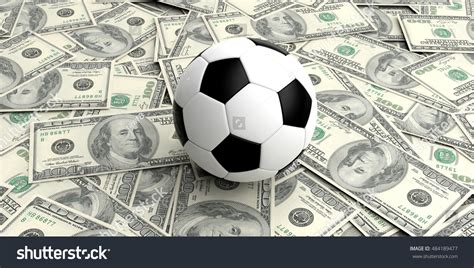 Soccer Money Football Soccer Ball On Stock Illustration 484189477