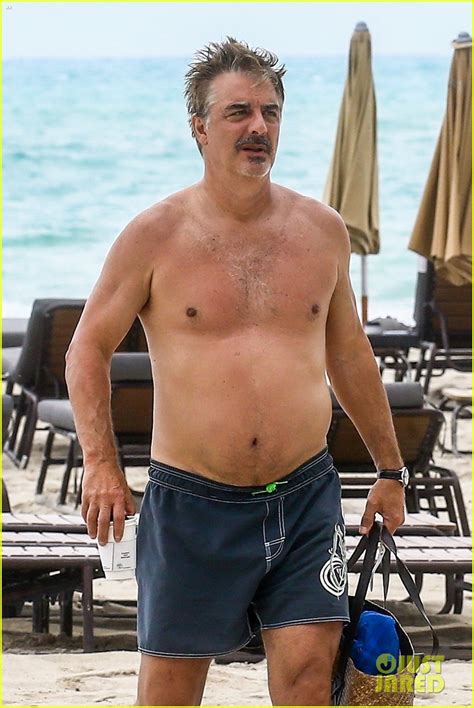 Chris Noth Goes Shirtless On The Beach During Miami Vacation Photo 4082905 Chris Noth