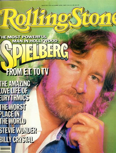 Rolling Stone Magazine Cover October 1985 Steven Spielberg