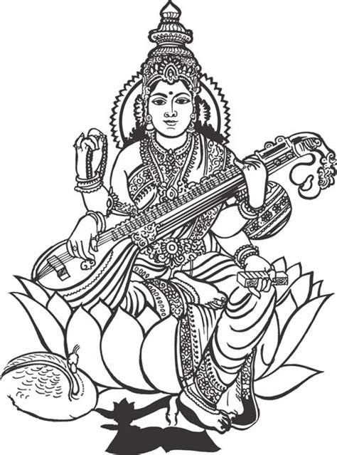 Pin the clipart you like. Saraswati clipart » Clipart Station