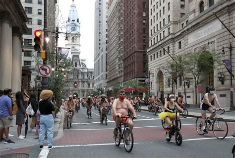 Philly Naked Bike Ride Clothes Off Masks On Photos Nj Com