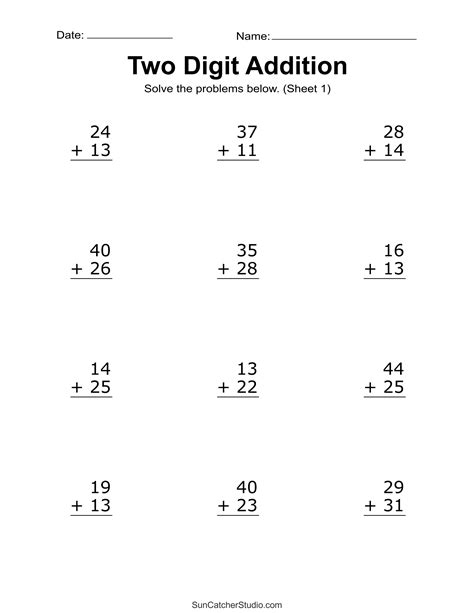 Digit Addition Worksheets Nd Grade Math Worksheets Hot Sex Picture