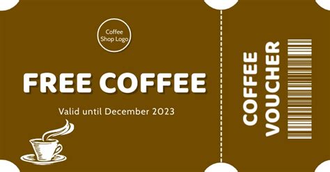 Copy Of Coffee Shop Coupon Postermywall