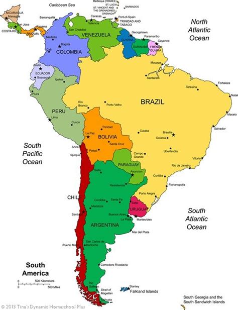 Map Of South America Showing Columbia Gamer 4 Everbr