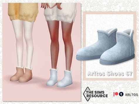 The Sims 4 Snow Boots 67 By Arltos Cc The Sims