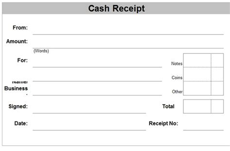 These are the commonly used and most useful fields from these tables. Get Cash Receipt Templates in Excel XLS Format - Free ...