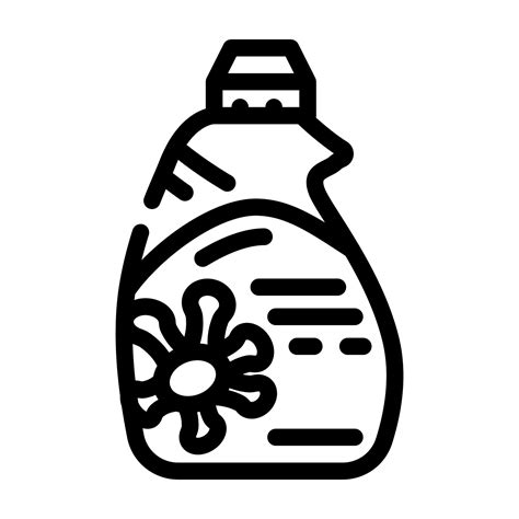 Organic Laundry Soap Detergent Line Icon Vector Illustration 8245640