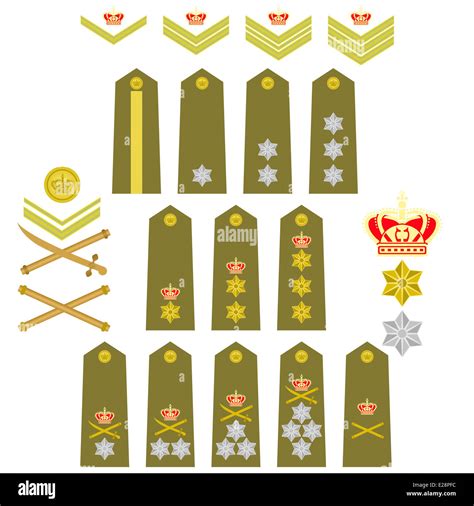 Military Ranks Insignia World Illustration Hi Res Stock Photography And