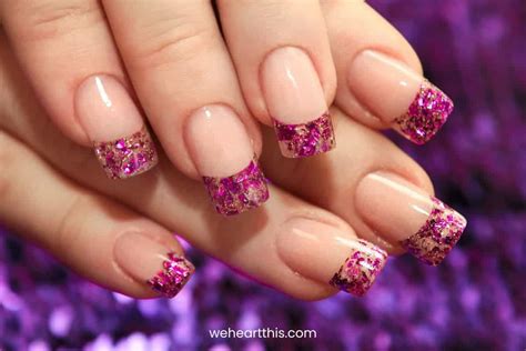 25 Glitter French Nails To Make Your Mani Sparkle And Shimmer