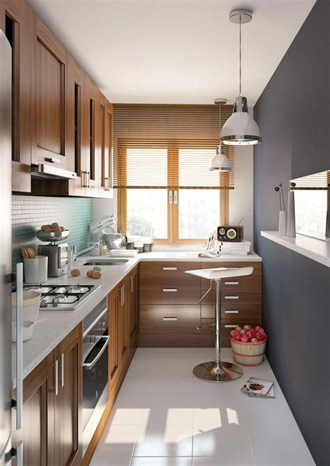 Vaisselle, petits électroménagers, ustensiles divers et varié, provisions. 1001 + ideas for kitchen design small space | Kitchen ...