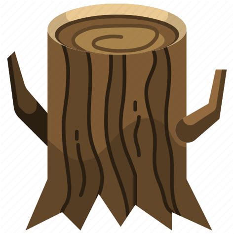 Log Nature Stump Tree Wood Icon Download On Iconfinder