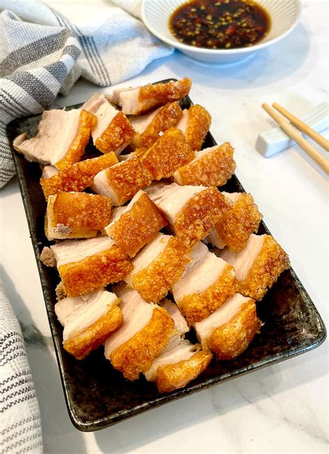 Easy Chinese Roast Pork Belly Extra Crispy Recipe Cart