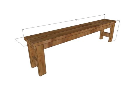 Link to dining room table build. Beginner Farm Table Benches (2 Tools + $20 in Lumber ...