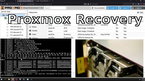 Proxmox Recovery Getting Vms Running After A Host Failure Youtube