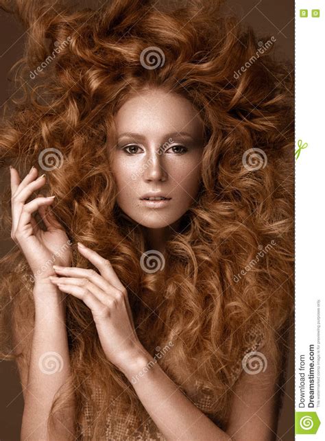Beautiful Redhead Girl With A Perfectly Creative Curls