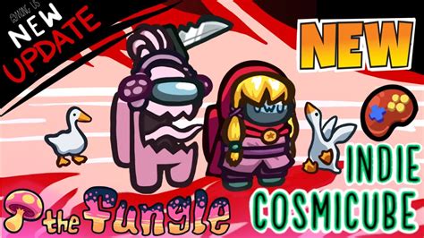 Among Us Hide N Seek Mode Indie Cosmicube Update 🎩🍓 And Bean Cosmetics