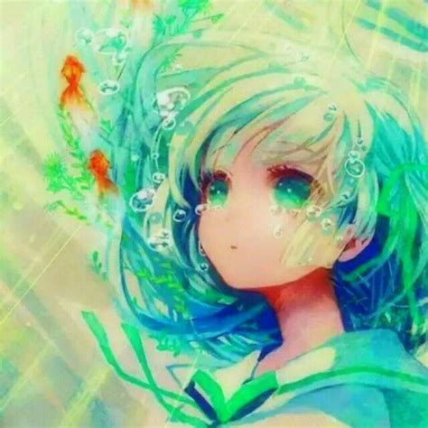 Anime Girl Drowning In Water Animegirl Pinterest Characters