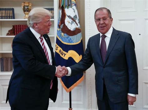 Trump And Lavrov Meet Amid Scrutiny Of Campaign Russia Ties Nbc News