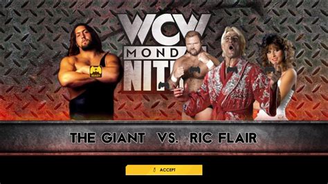 WWE 2K22 WCW Universe May Week 2 Nitro The Giant Vs Ric Flair YouTube