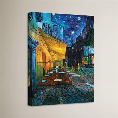 Charlton Home Cafe Terrace At Night By Vincent Van Gogh Painting