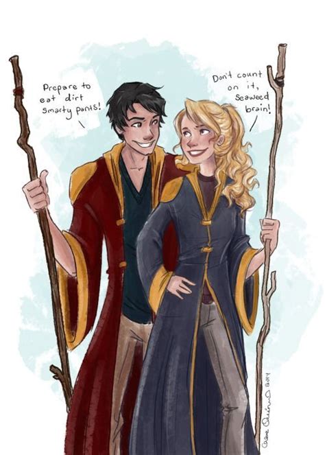 Percy Jacksonharry Potter Crossover Percy And Annabeth Percy Jackson Percy Jackson Art