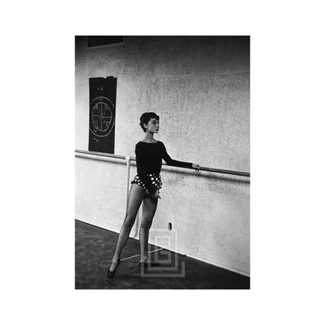 Mark Shaw Audrey Hepburn In The Ballet Studio 1953 For Sale At 1stdibs
