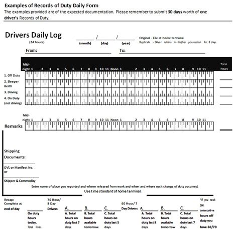 32 Free Printable Driver Log Book Templates Excel Word Best