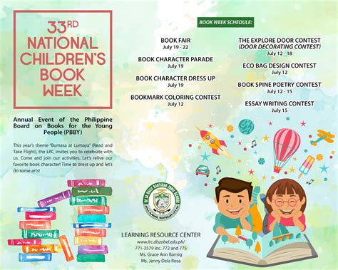 Dlsz Celebrates 33rd National Childrens Book Week De La Salle