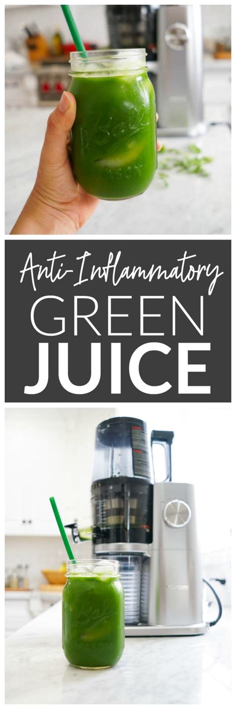 Anti Inflammatory Green Juice Recipe Whitney E Rd