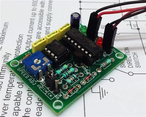 Dc Motor Speed And Direction Controller For Low Voltage Motors Using