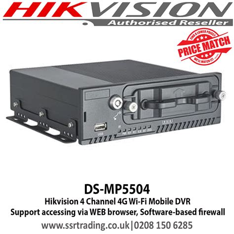 Hikvision 4 Channel 4g Wi Fi Mobile Dvr With Pluggable 3g4g Module And
