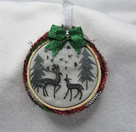 In The Hoop Embroidery Project Christmas Dimension Ornament