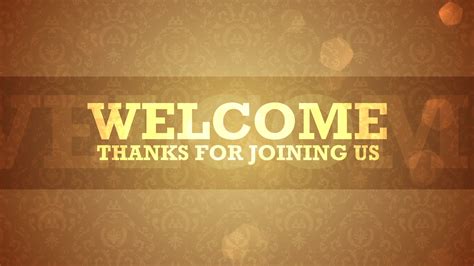 Welcome Thanks For Joining Us 1920x1080 Download Hd Wallpaper