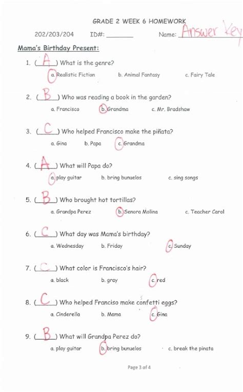 Easy Teacher Worksheet Answer Key