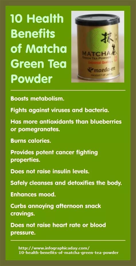 Green tea has more health benefits than black tea, which can be attributed to its lack of processing. 10 Health Benefits of Matcha Green Tea Powder ...
