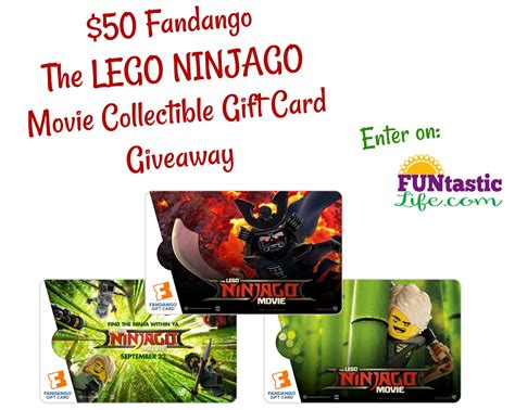 They are not fully owned by the lego group itself; $50 Fandango The LEGO NINJAGO Movie Collectible Gift Card Giveaway - Funtastic Life