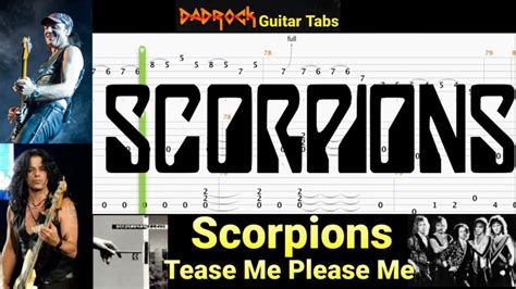 Tease Me Please Me Scorpions Guitar Bass Tabs Lesson Youtube