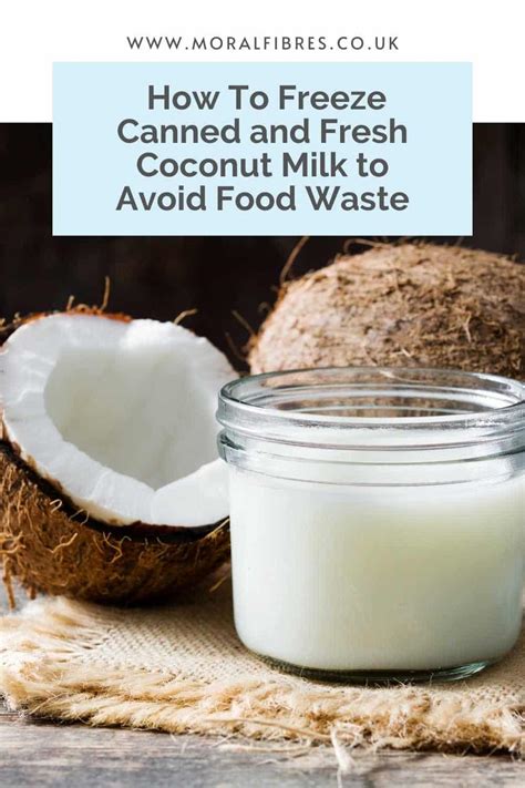 Yes You Can Freeze Coconut Milk Heres How Moral Fibres