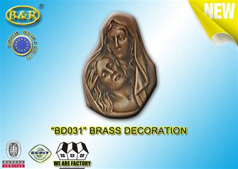 No Bd031 Brass Decoration Bronze Madonna Funera Size 13×