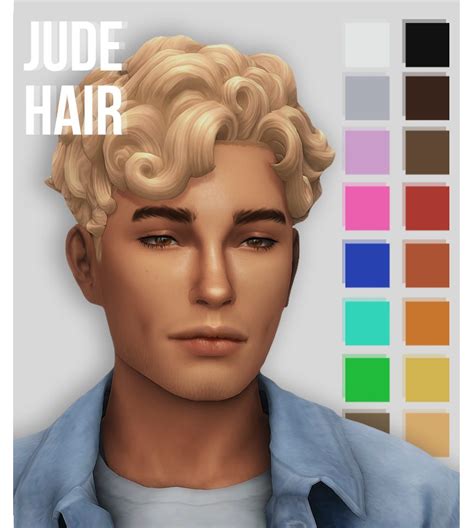 Sims Male Curly Hair Vilvault