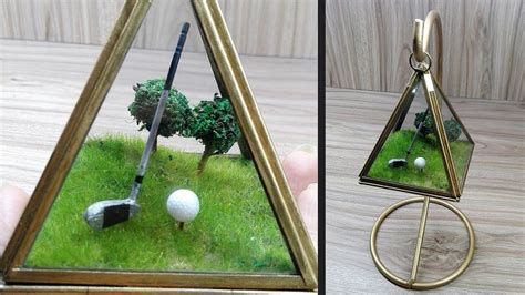 How To Make Golf Course Diorama Golf Courses Diorama Miniature Houses