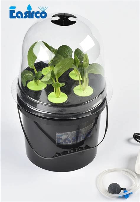5l Dwc Pot For Hydroponics System With 5 Site Of Basket Cup Free