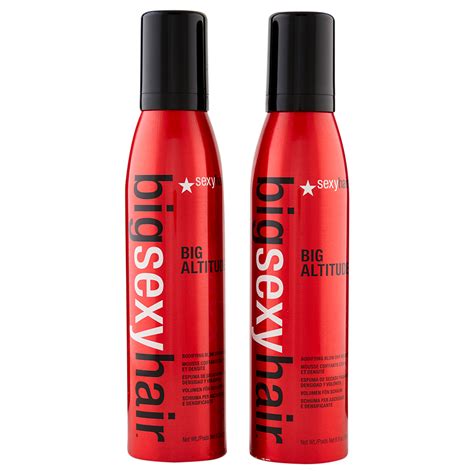 Sexy Hair Big Sexy Hair Big Altitude Bodifying Blow Dry Mousse 2 Ct 68 Oz Gel Mousse And Spray