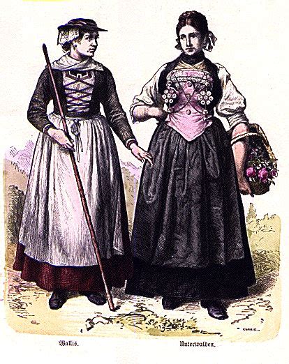 Plate 96b Late Nineteenth Century Swiss Folk Dress
