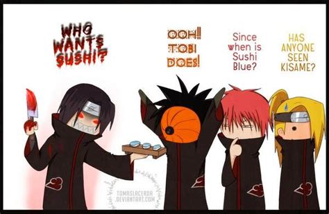 Who Wants Kisame Sushi Naruto Funny Naruto Naruto Uzumaki