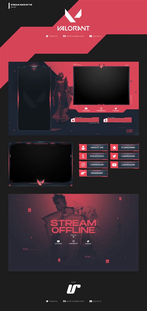 Valorant Twitch Pack On Behance